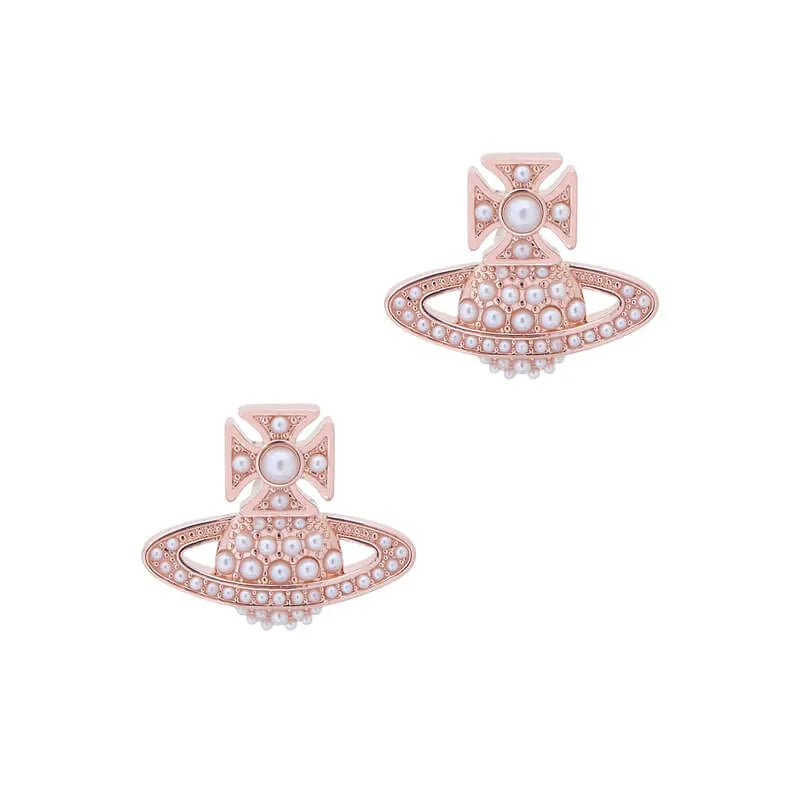 Mini Pearl Orb Stud Earrings