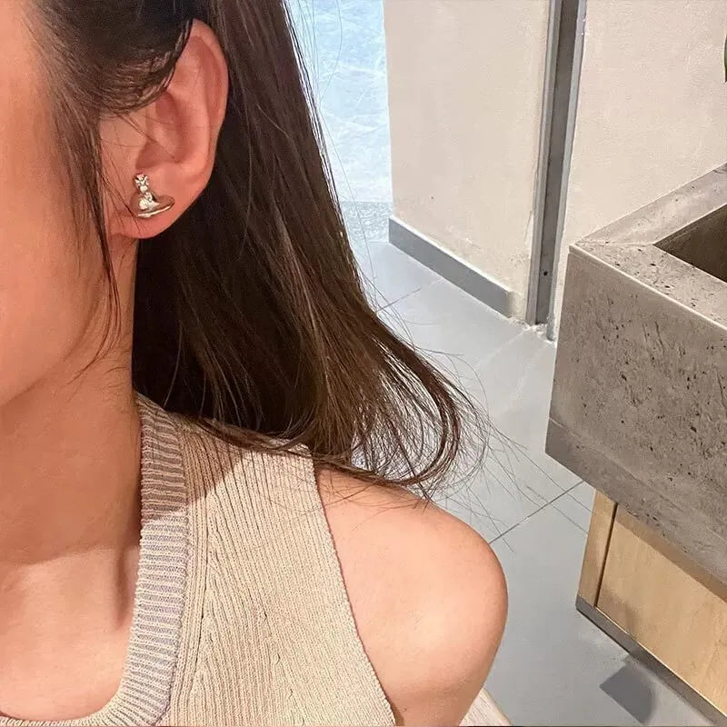 Polished Classic Orb Stud Earrings