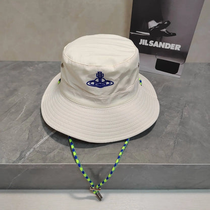  Technical Nylon Wide-Brim Hat