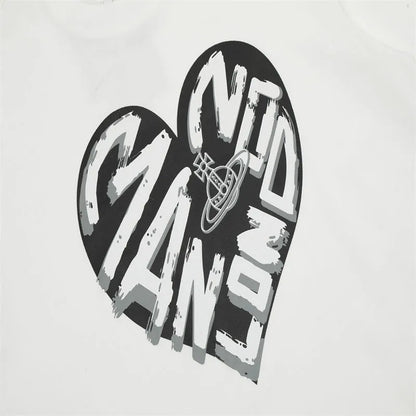  Mad World Heart Emblem T-Shirt