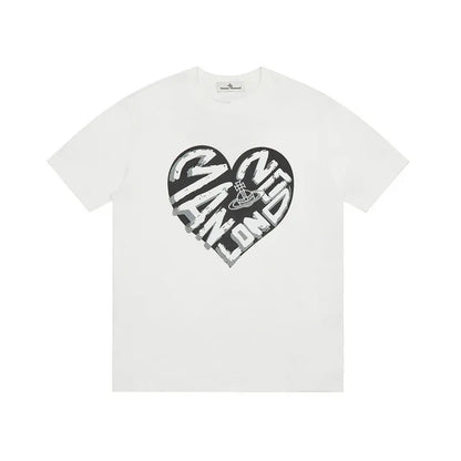  Mad World Heart Emblem T-Shirt
