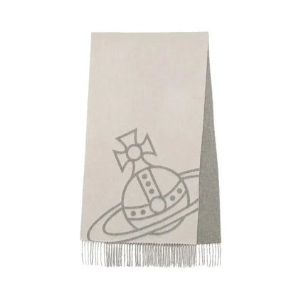 Giant Orb Logo Wool Scarf