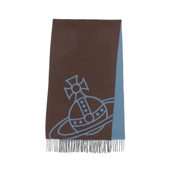 Giant Orb Logo Wool Scarf