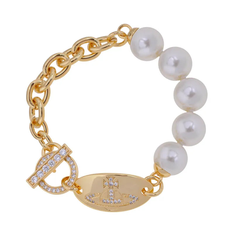 Pearl Crest Toggle Bracelet