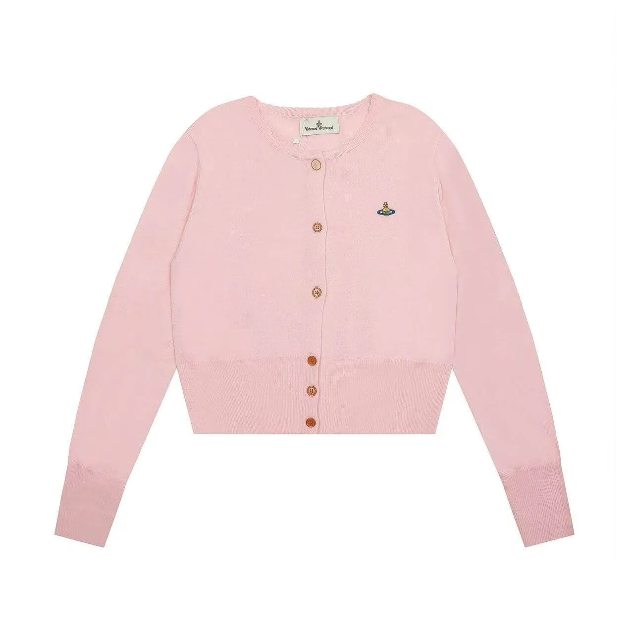 Orb Crest Cropped Cardigan