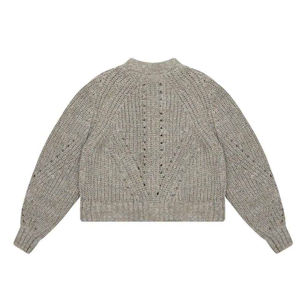 Heart Orb Wool Knit Cardigan