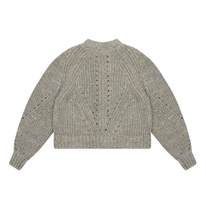 Heart Orb Wool Knit Cardigan