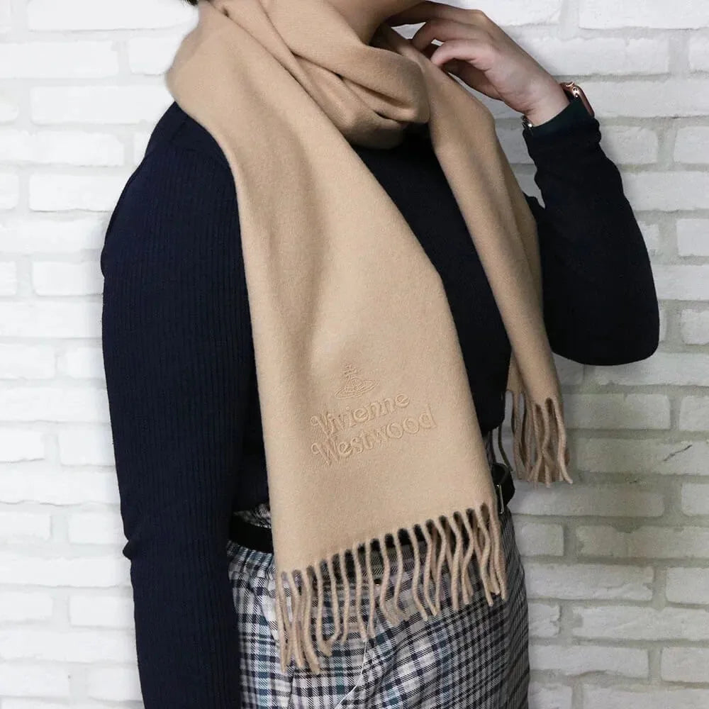 Mad Orb Wool Fringe Scarf