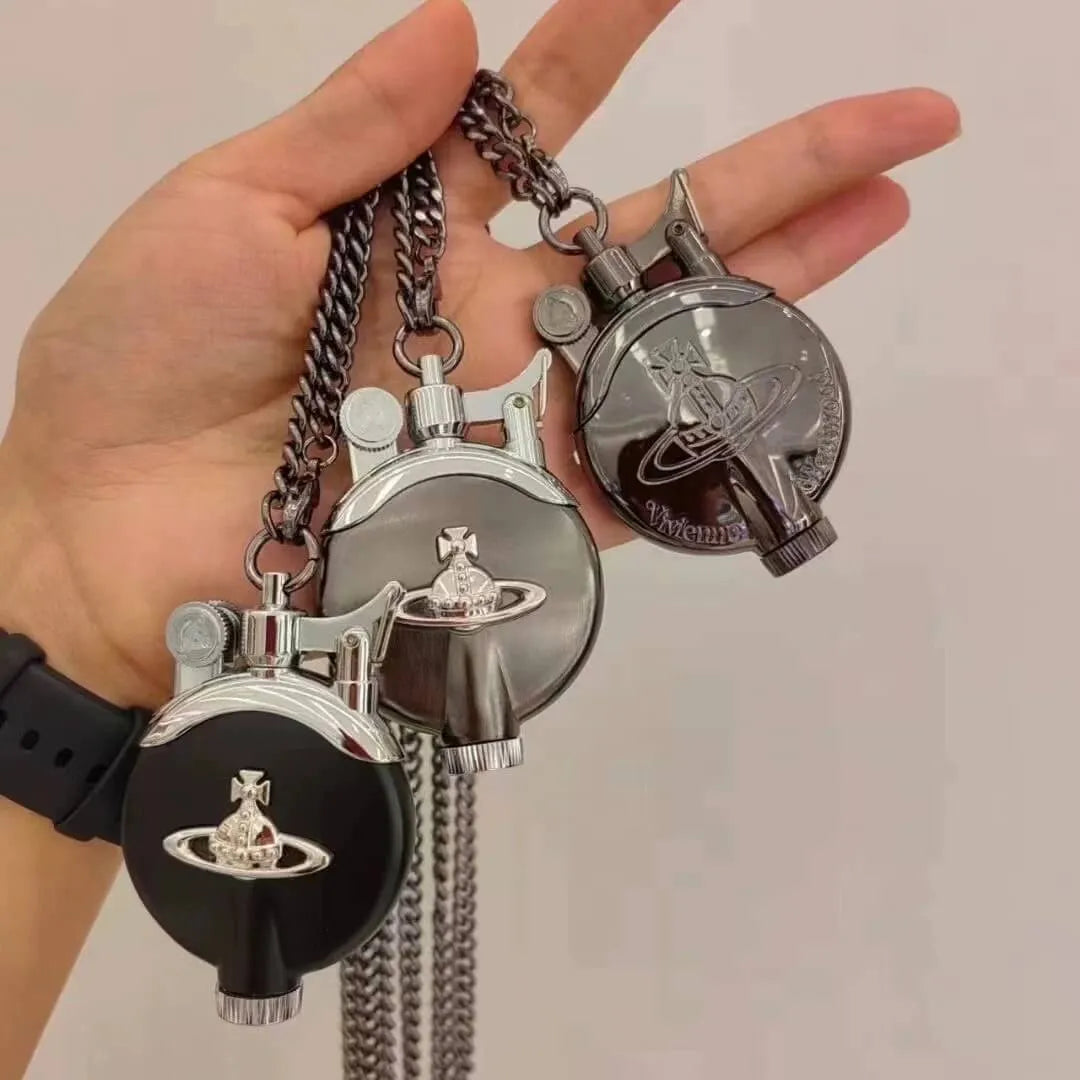 Pendant Capsule Lighter Necklace