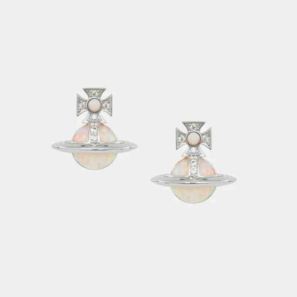 Opalescent Mini Orb Stud Earrings