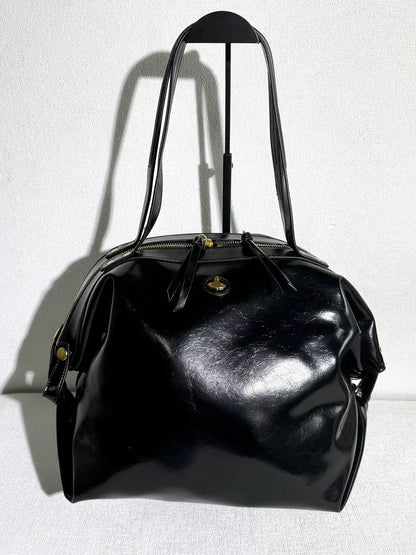 Mara Structured Leather Holdall Bag