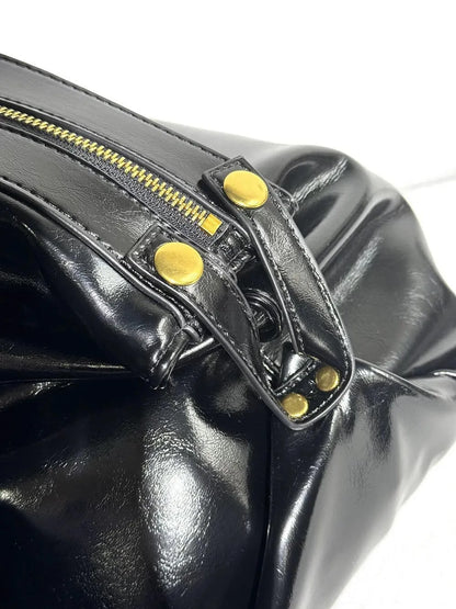 Mara Structured Leather Holdall Bag