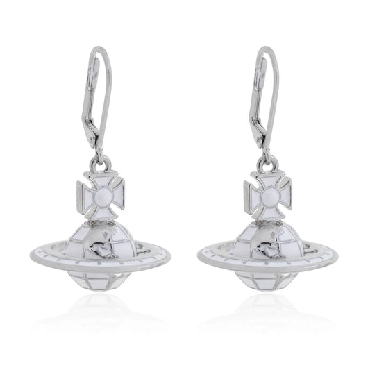 3D Orb Drop Earrings