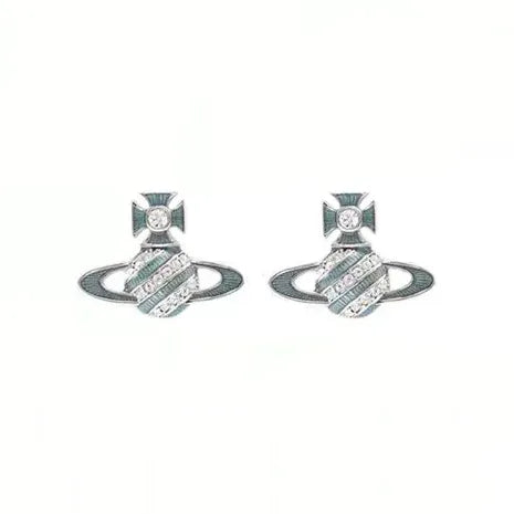 Mini Orb Emblem Earrings