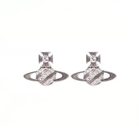 Mini Orb Emblem Earrings