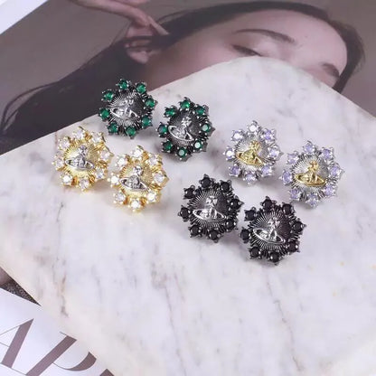 Starlight Orb Burst Earrings