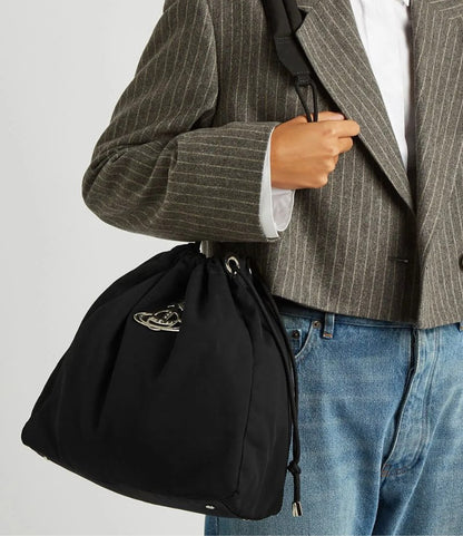 Nylon Drawstring Saturn Bag