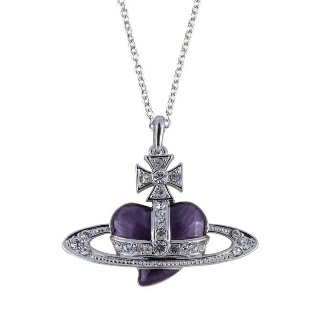 Celestial Heart Lacquer Necklace