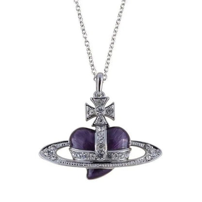 Celestial Heart Lacquer Necklace