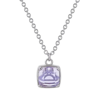 POLINA Sugar Cube Glass Necklace