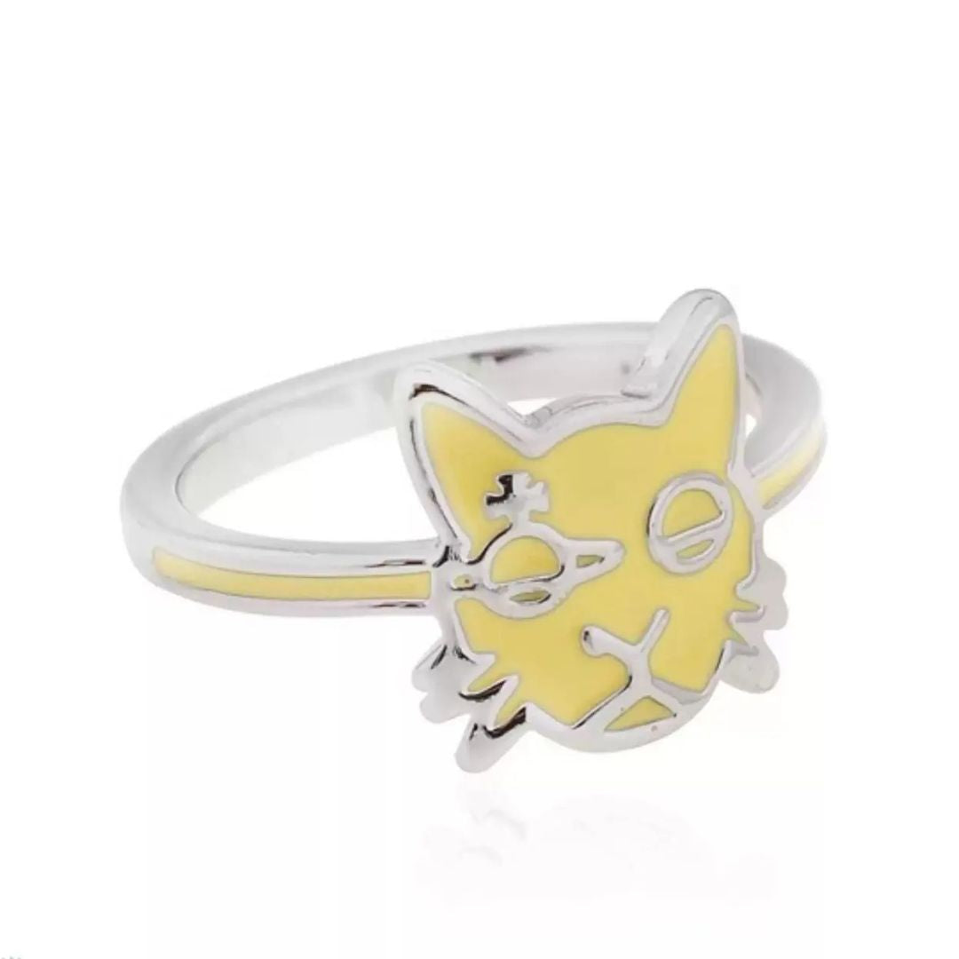 Cat Face Emblem Ring