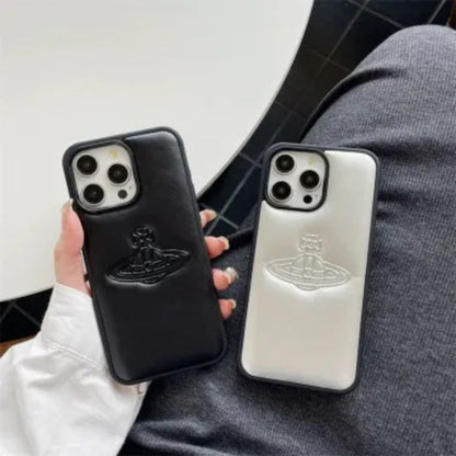 Embossed Leather Texture Phone Case