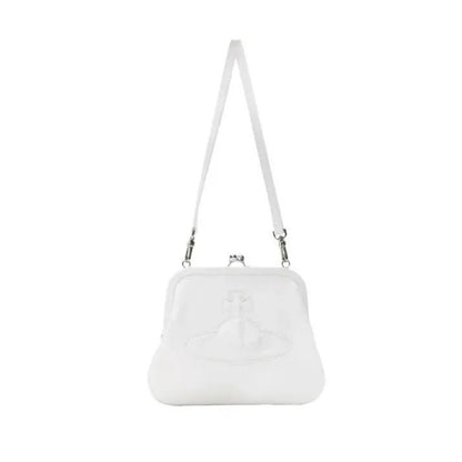 Frame Clutch Bag with Shoulder Strap with Dust Bag