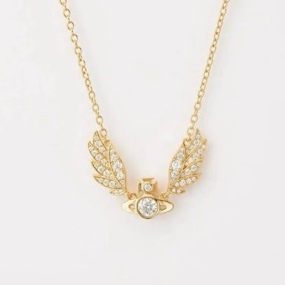 Wings Saturn Necklace