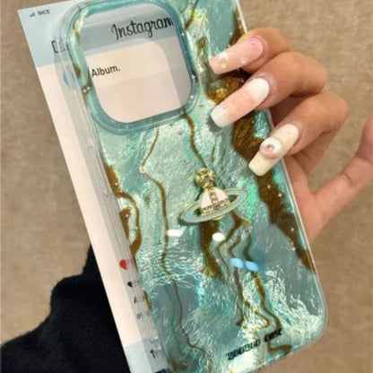 Vivienne Westwood Mint Marble Phone Case