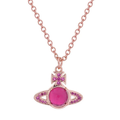 PETULLA Fortune Saturn Necklace