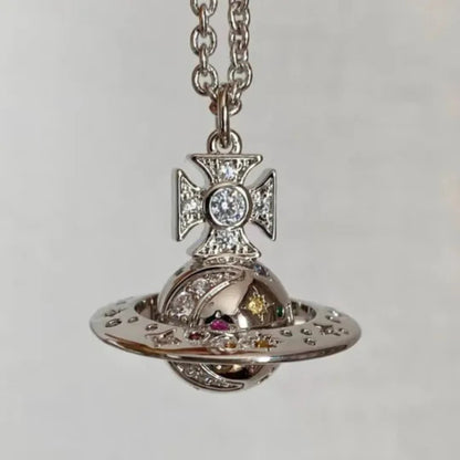 Limited Edition Colored Diamonds ORB Necklace