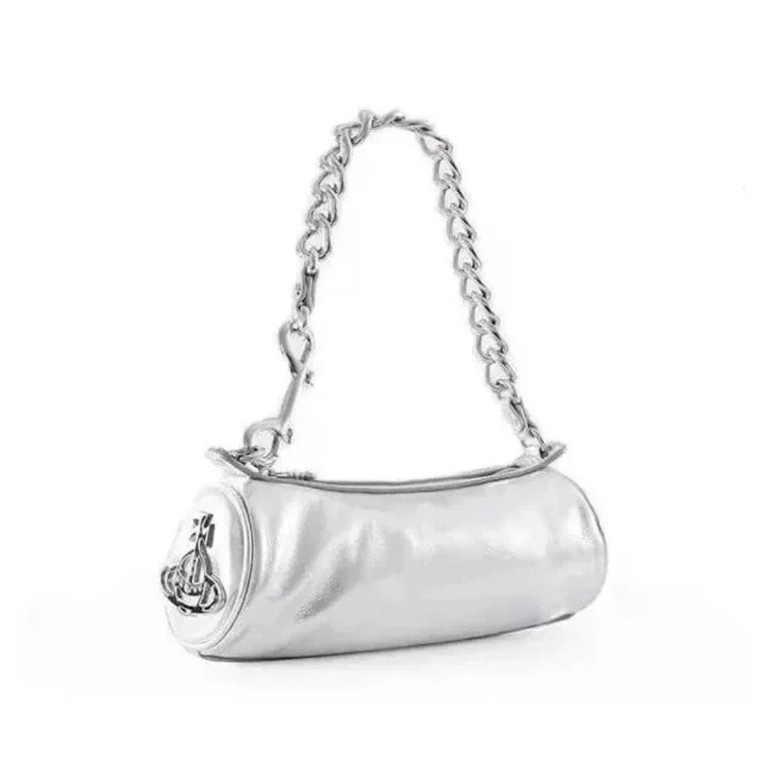 Mini Chain Cylinder Shoulder Bag