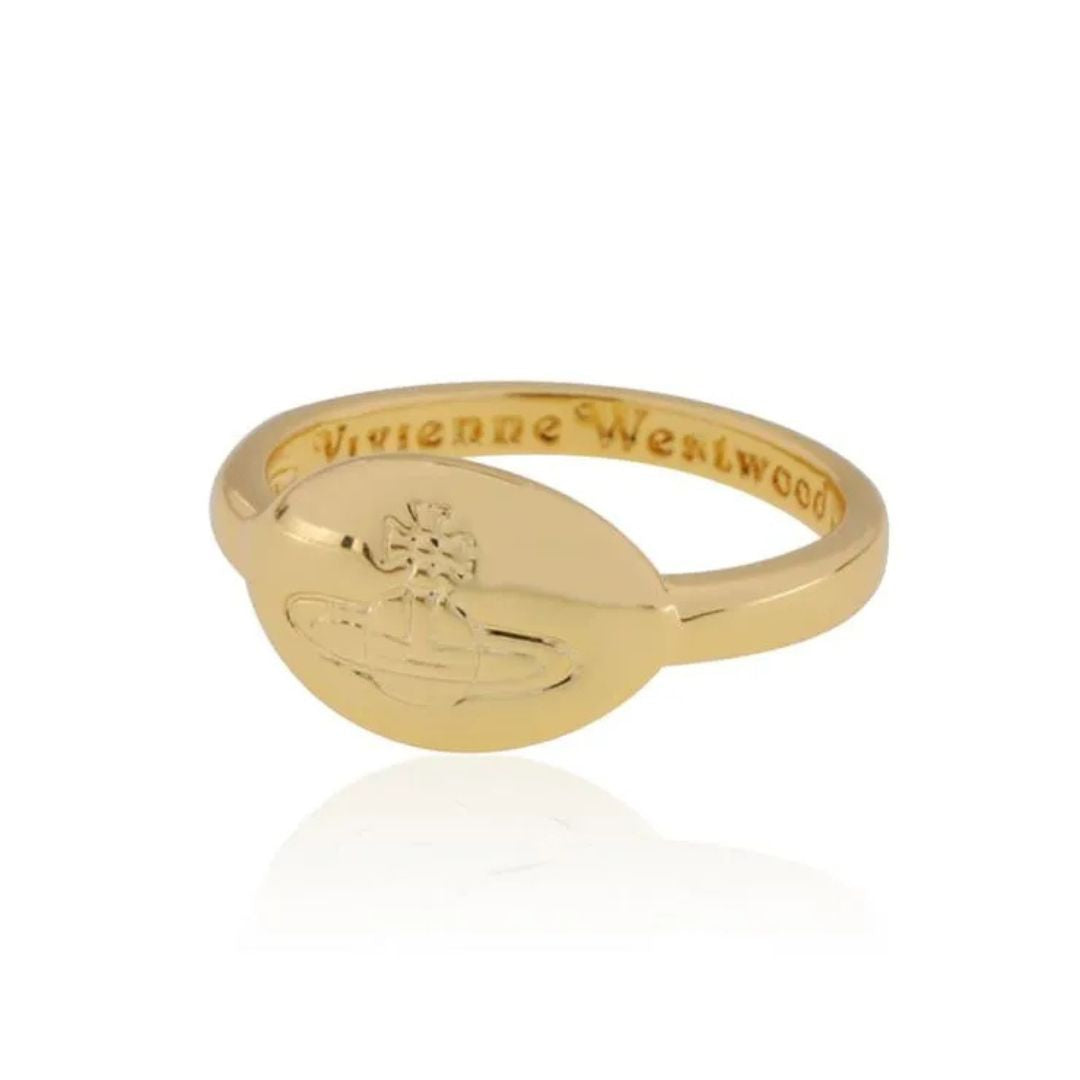 Orb Crest Signet Ring