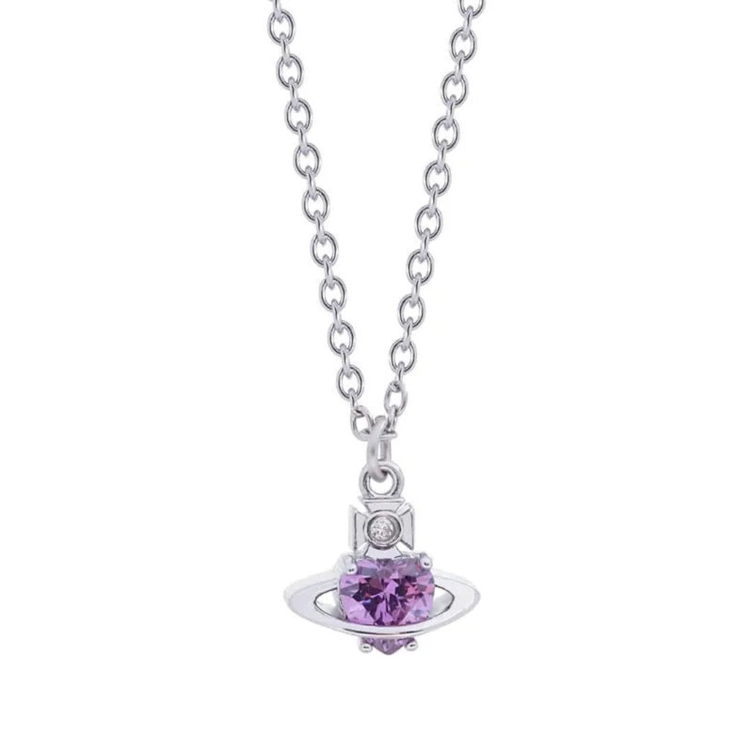 LEONOR Heart Zirconia Necklace