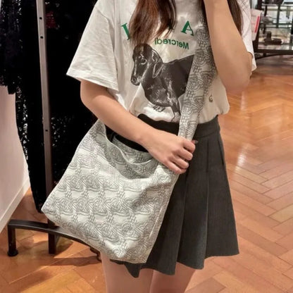 Allover Monogram Slouchy Hobo Bag