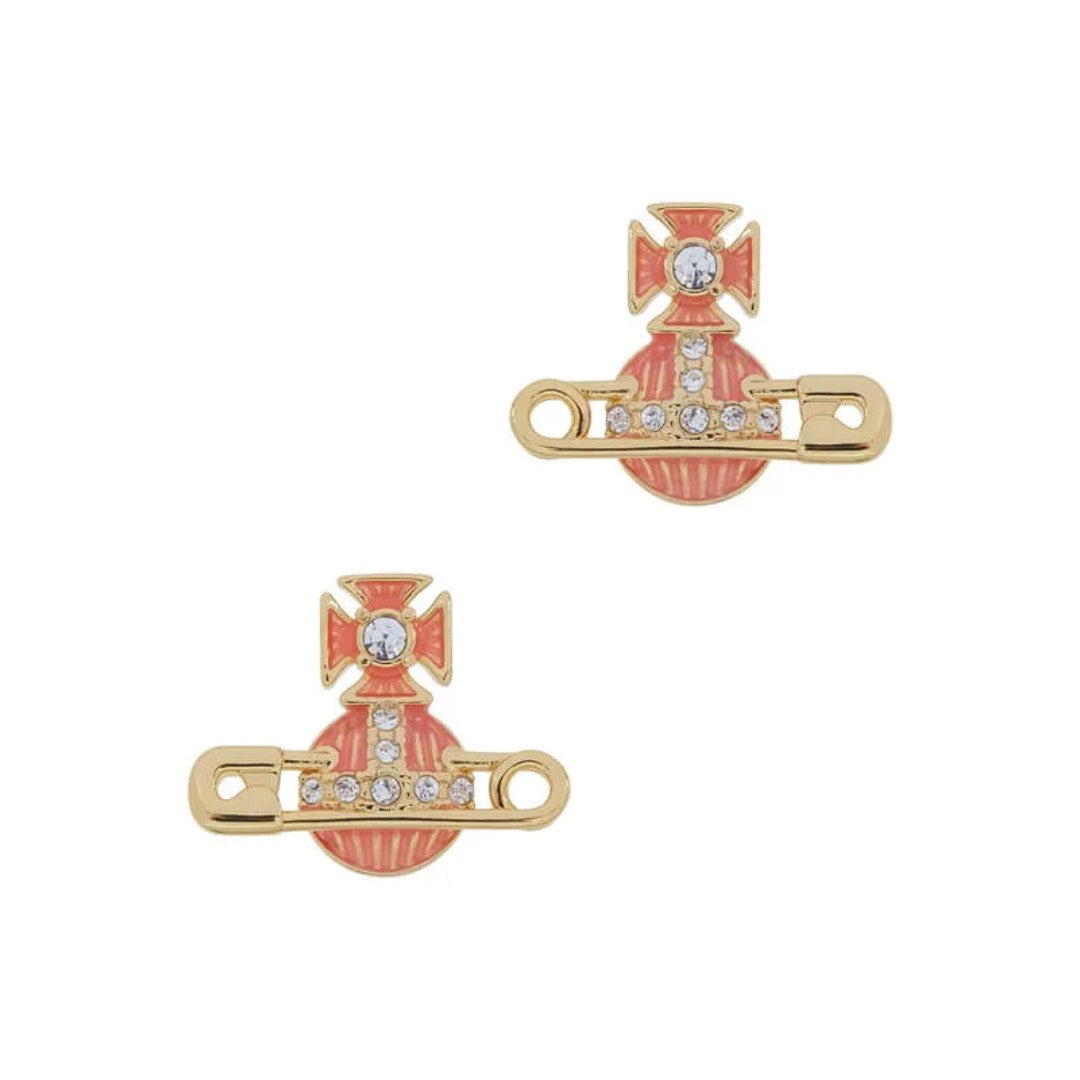 KITTY Pin Lacquered Saturn Earrings