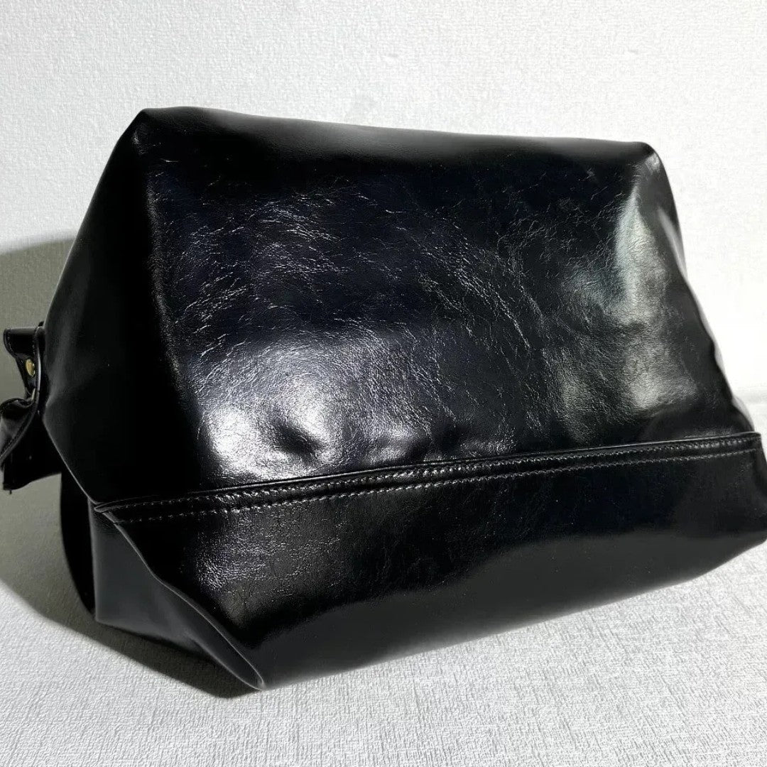 Mara Structured Leather Holdall Bag