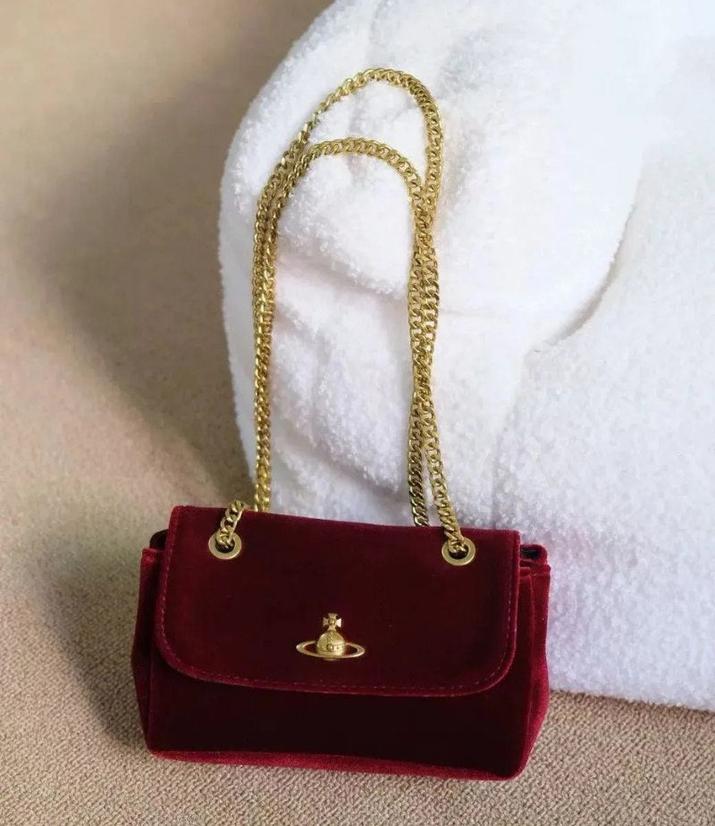 Velvet Crossbody Saturn Bag