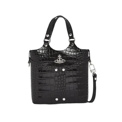Structured Crossbody Tote with Hardware