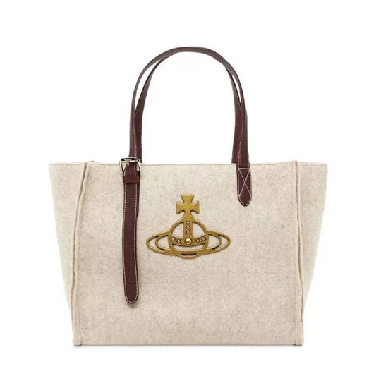 Felt Saturn Wool Tote