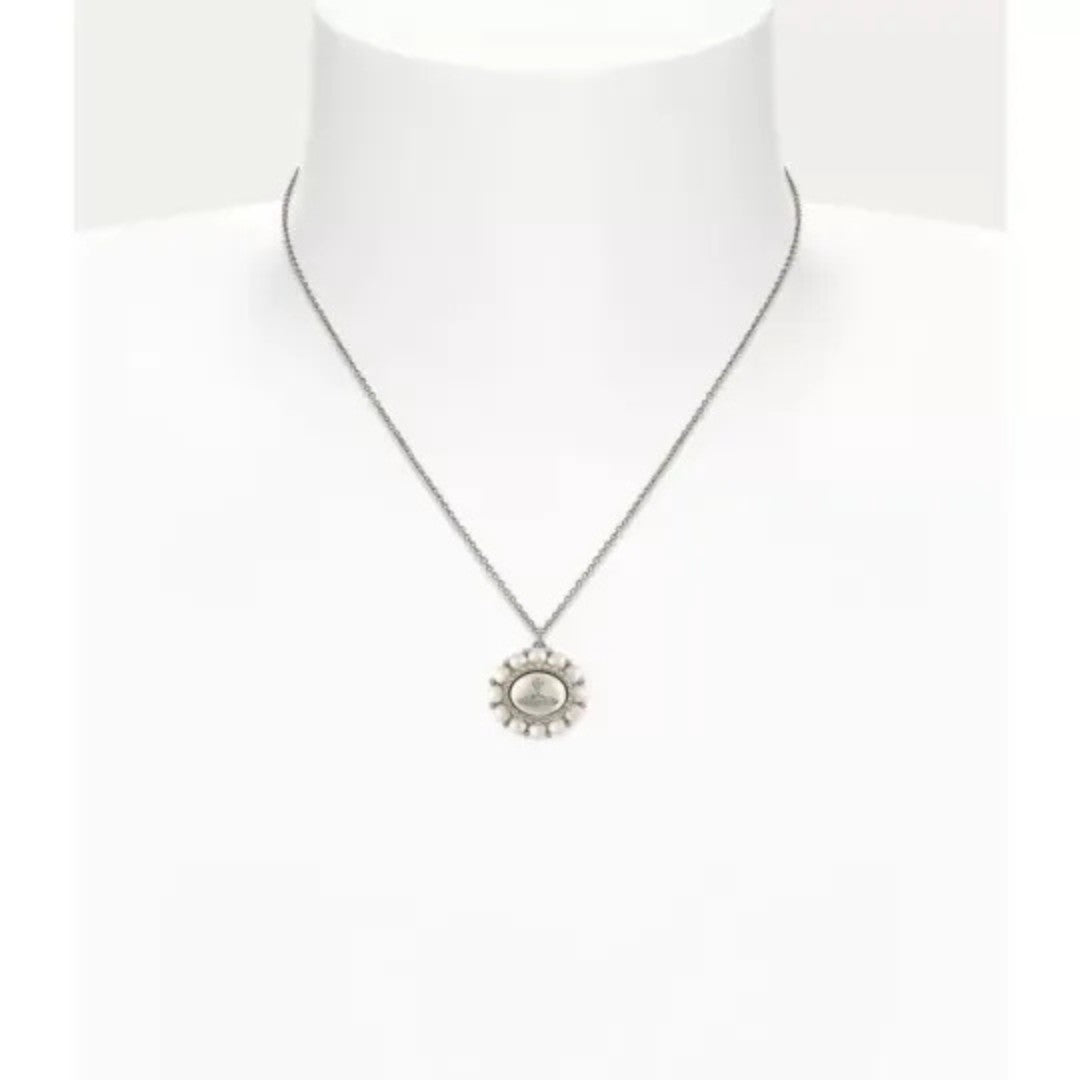 AMAYA Pearl Saturn Necklace