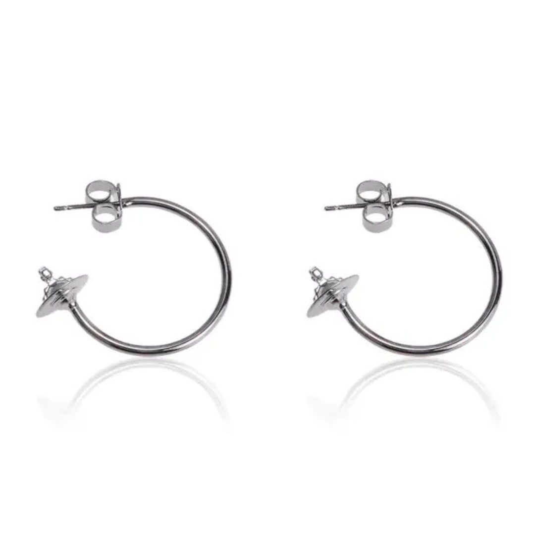 Medium Earrings With Orb