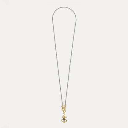 FELICE Lapis Lazuli Anchor Necklace