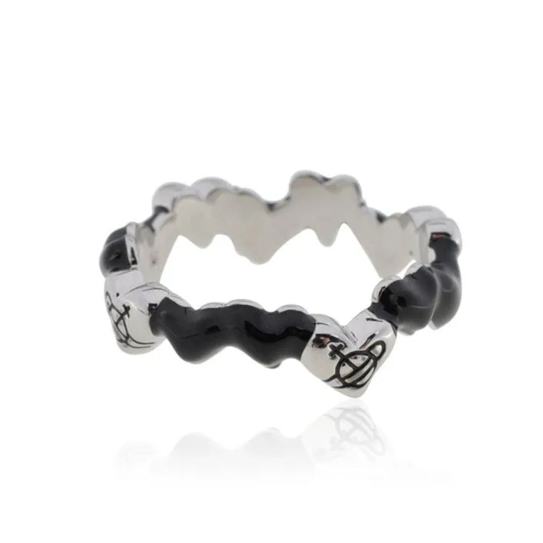 Stacked Heart Band Ring