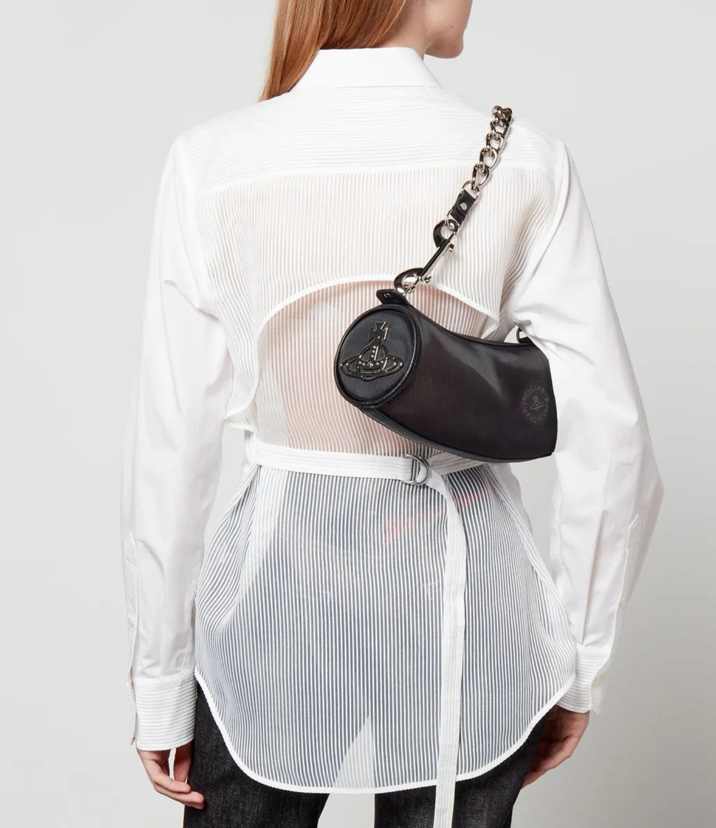 Mini Chain Cylinder Shoulder Bag