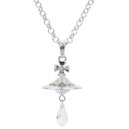 Crystal Saturn Necklace