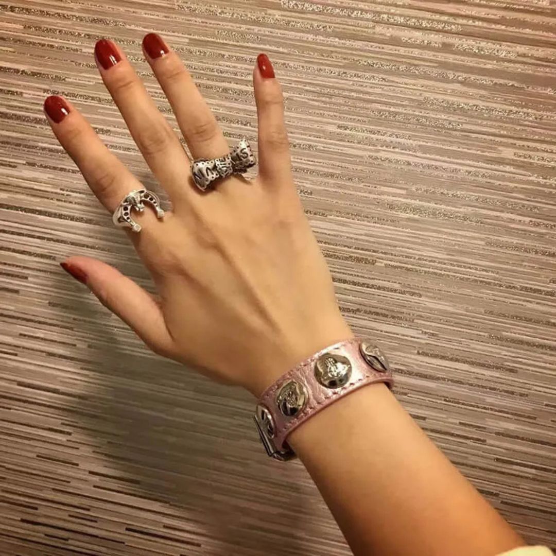 Playful Bow-Tie Logo Ring