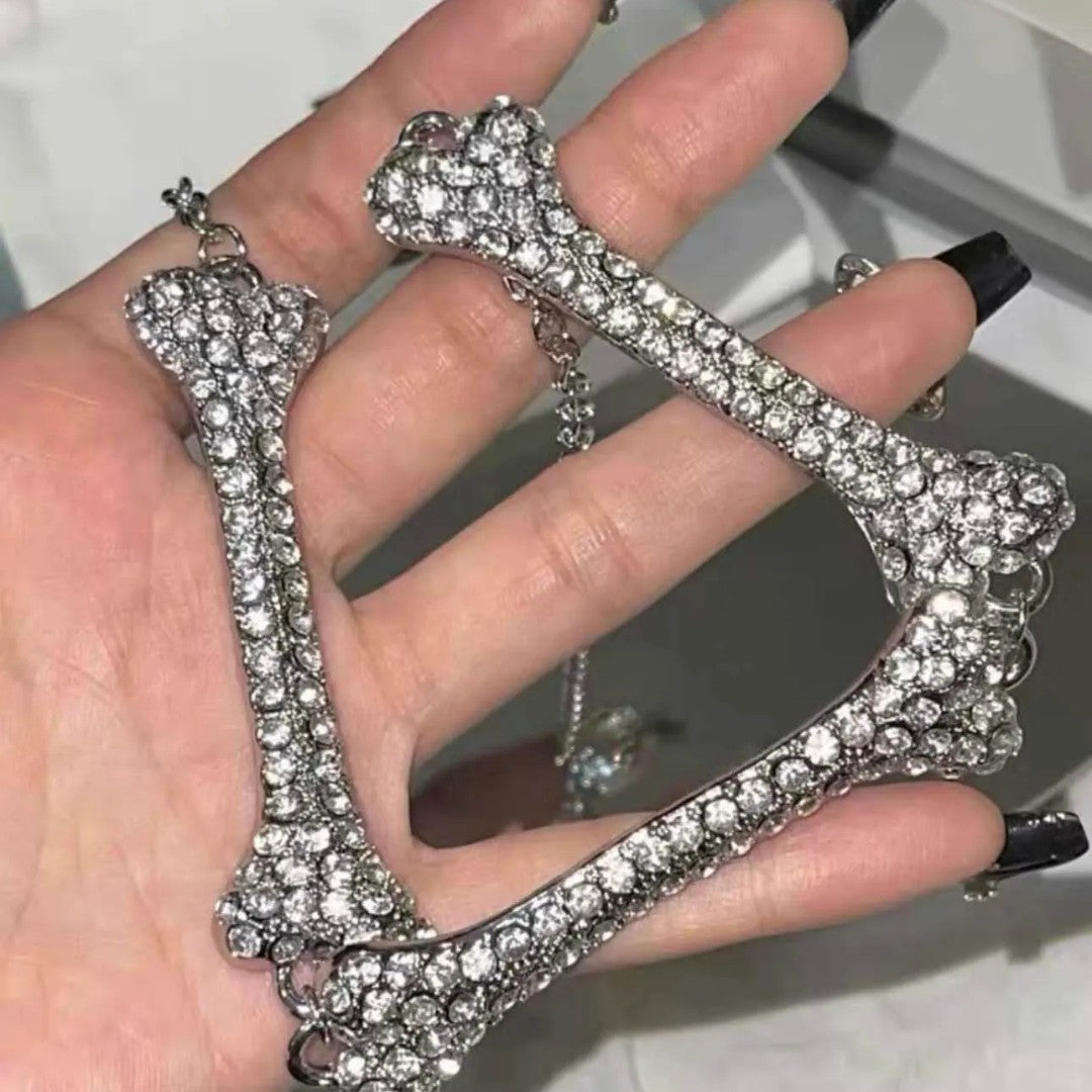 FAUSTINE Three-section Bone Necklace