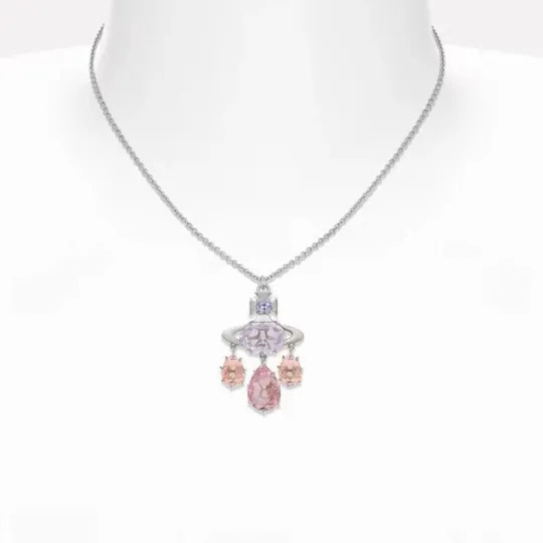 AUGUSTA Diamond Teardrop Necklace