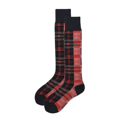Striped Orb Logo Knee-High Socks